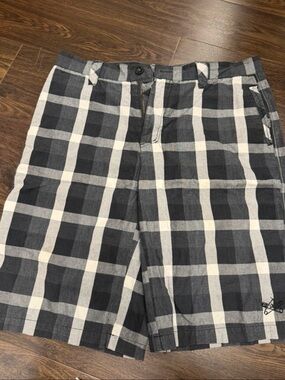 VTG Micros "Homegrown in Los Angeles" Plaid Shorts - Size 36 | Y2K / 2010 Skate